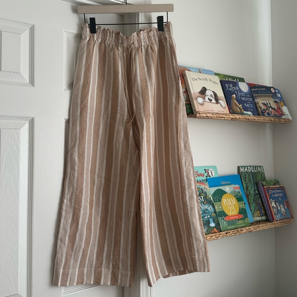 NWT Madewell cropped Wide-Leg Pants